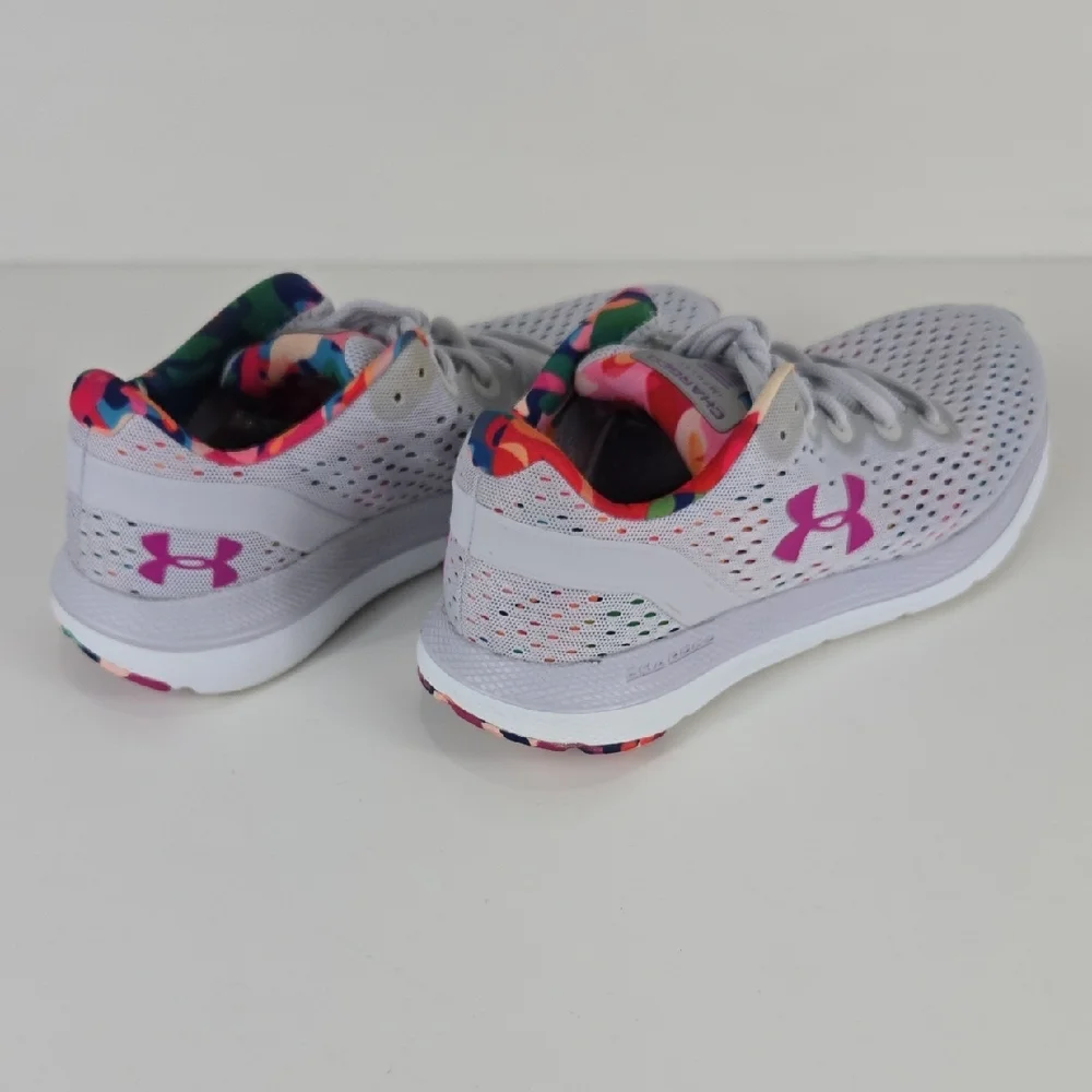 Under Armour Charged Impulse Gray Tennis Shoes 9 - Picture 8 of 16
